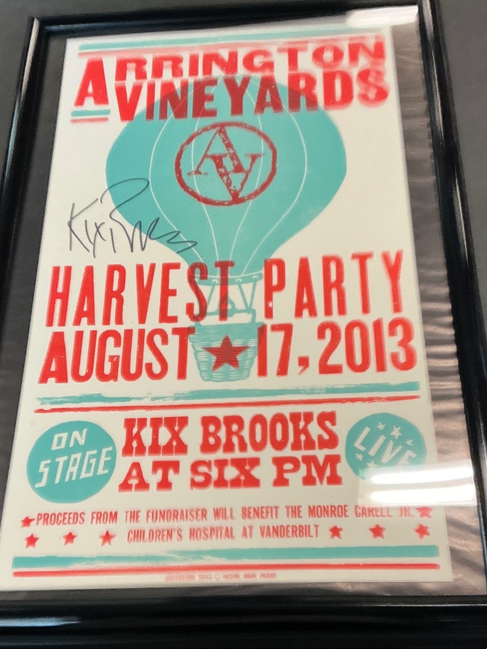 Harvest Party Poster - Teal & Coral